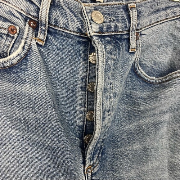 AGOLDE Riley High Rise Straight Crop in Whiplash 25 - Picture 7 of 9